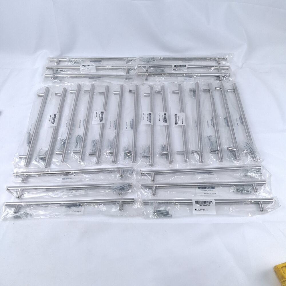 26 Pack Stainless Steel T-Bar Cabinet Pulls Handles PD201HSS256 12 1/2" Lot